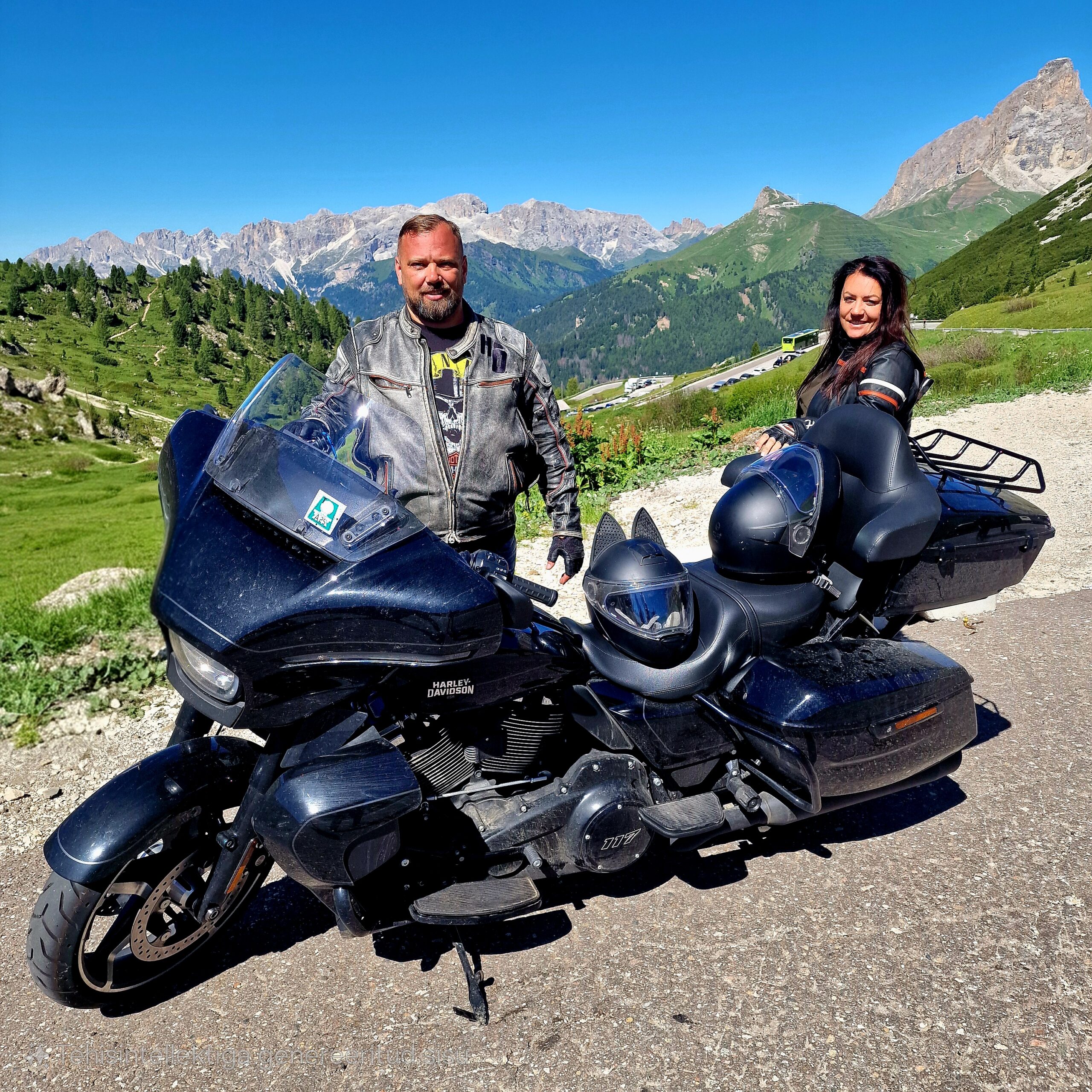 Passo Porodoi alt. 2239m vimpel ausalt välja teenitud